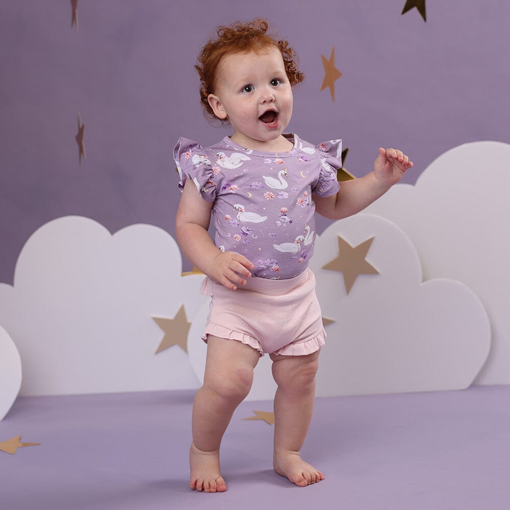 Snuggle Hunny - Organic Bloomers | Baby Pink Bloomers Snuggle Hunny 