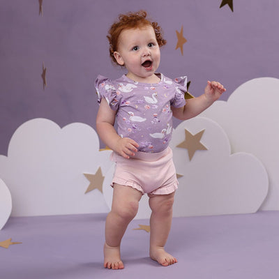 Snuggle Hunny - Organic Bloomers | Baby Pink Bloomers Snuggle Hunny 