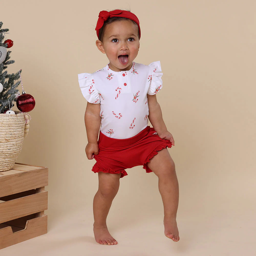 Snuggle Hunny - Organic Bloomers Red Bloomers Snuggle Hunny 