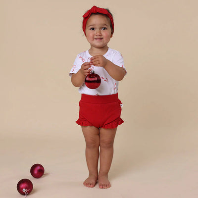 Snuggle Hunny - Organic Bloomers Red Bloomers Snuggle Hunny 