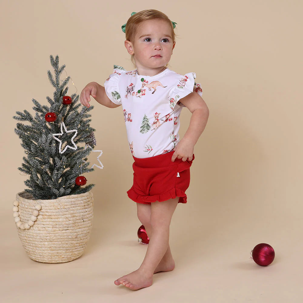 Snuggle Hunny - Organic Bloomers Red Bloomers Snuggle Hunny 