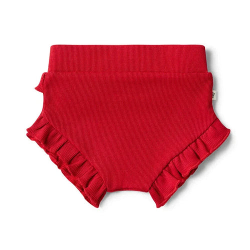 Snuggle Hunny - Organic Bloomers Red