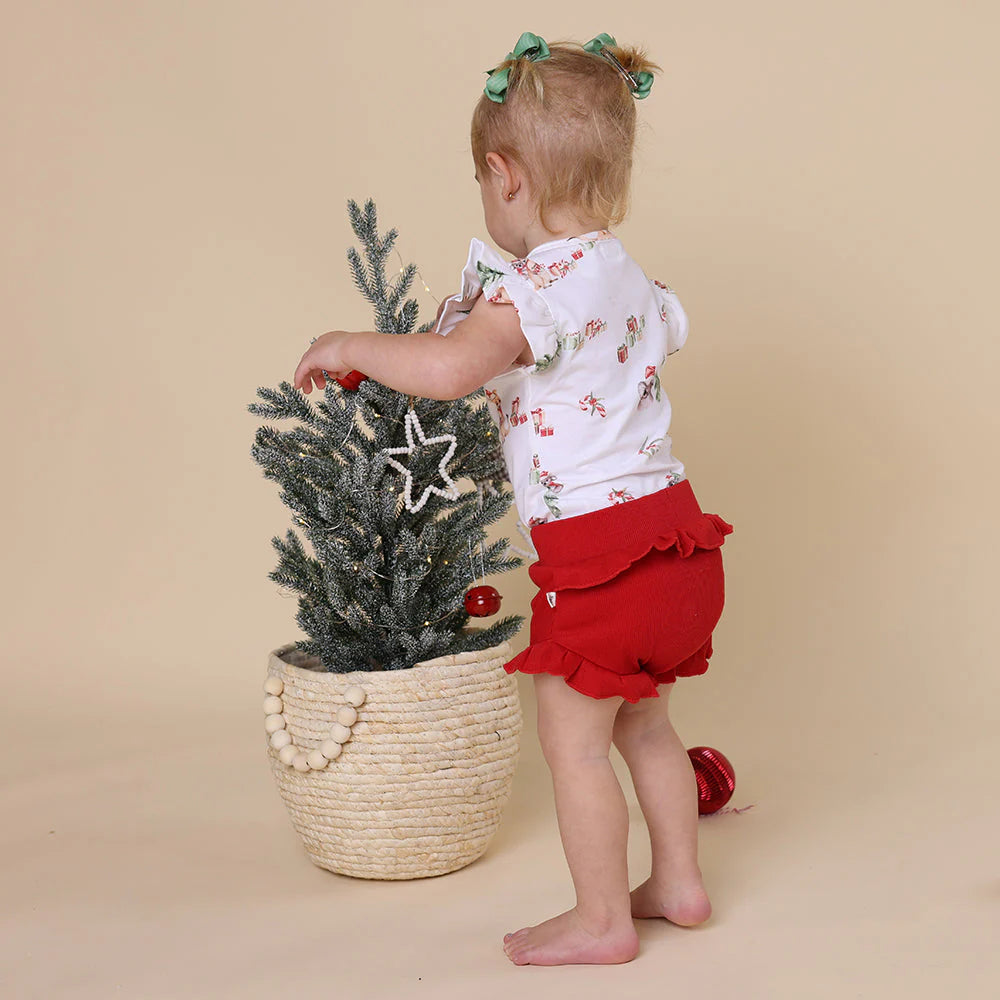 Snuggle Hunny - Organic Bloomers Red Bloomers Snuggle Hunny 