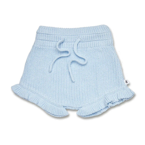 Snuggle Hunny - Organic Cotton Knit Bloomers | Baby Blue