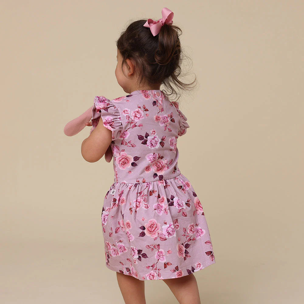 Snuggle Hunny - Organic Dress | Blossom Short Sleeve Dress Snuggle Hunny 