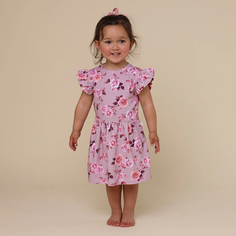 Snuggle Hunny - Organic Dress | Blossom Short Sleeve Dress Snuggle Hunny 