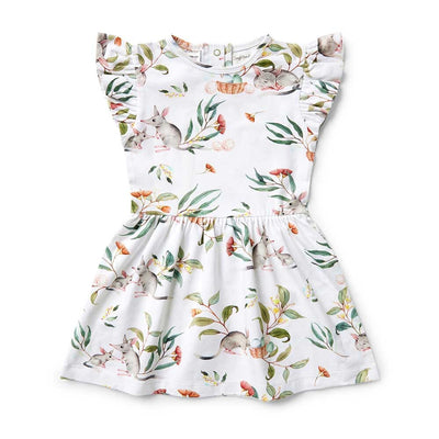 Snuggle Hunny Organic Dress - Easter Bilby Short Sleeve Dress Snuggle Hunny 