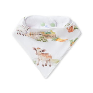 Snuggle Hunny - Organic Dribble Bib - Farm