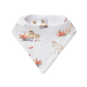 Snuggle Hunny - Organic Dribble Bib - Pony Pals