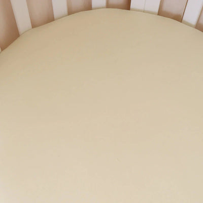 Snuggle Hunny - Organic Fitted Cot Sheet | Lemon Sorbet Cot Sheet Snuggle Hunny 
