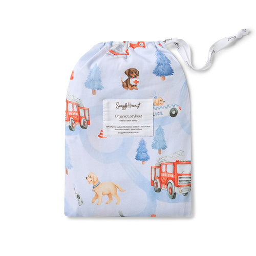 Snuggle Hunny - Organic Fitted Cot Sheet | To The Rescue