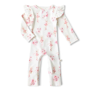 Snuggle Hunny - Organic Growsuit - Ballerina