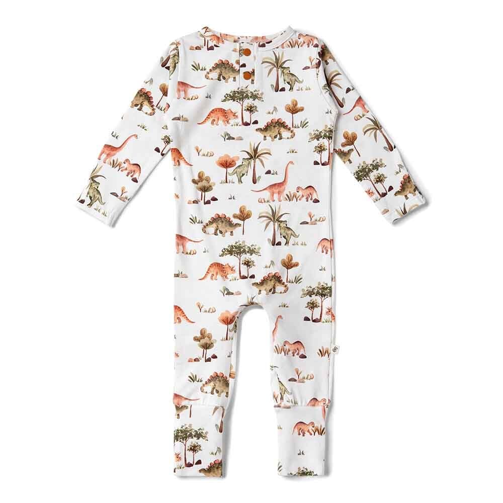 Snuggle Hunny Organic Growsuit - Dino Growsuit Snuggle Hunny 