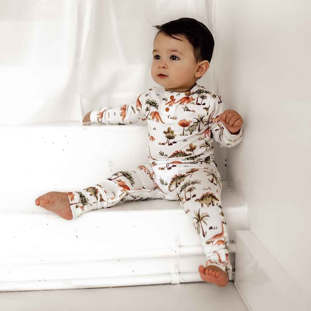 Snuggle Hunny Organic Growsuit - Dino Growsuit Snuggle Hunny 