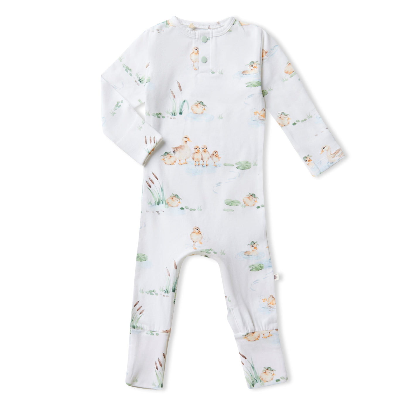 Snuggle Hunny Organic Growsuit - Duck Pond Growsuit Snuggle Hunny 