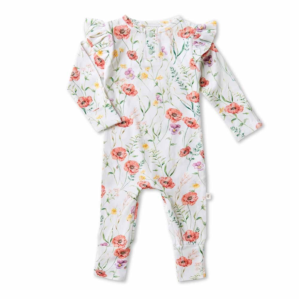 Snuggle Hunny Organic Growsuit - Meadow Growsuit Snuggle Hunny 