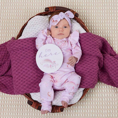 Snuggle Hunny Organic Growsuit - Unicorn Growsuit Snuggle Hunny 