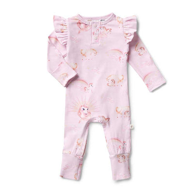 Snuggle Hunny Organic Growsuit - Unicorn Growsuit Snuggle Hunny 