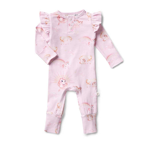 Snuggle Hunny Organic Growsuit - Unicorn