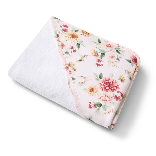 Snuggle Hunny - Organic Hooded Baby Towel | Birds & Blooms