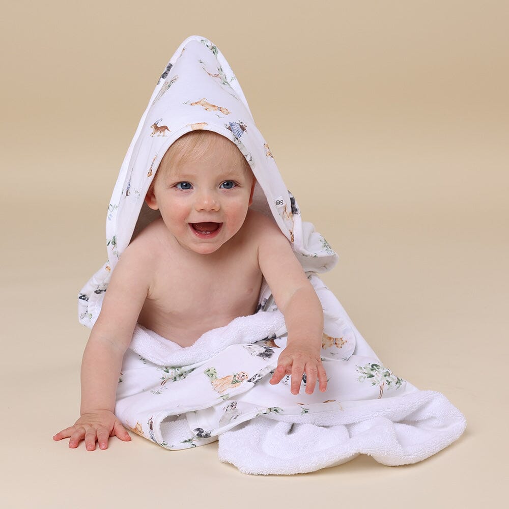 Snuggle Hunny - Organic Hooded Baby Towel | Dog Park Towel Snuggle Hunny 