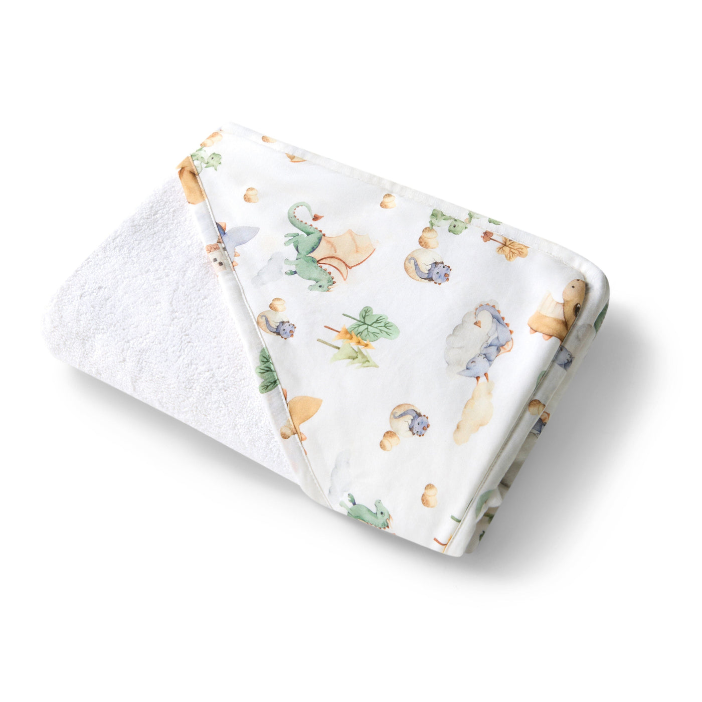Snuggle Hunny Organic Hooded Baby Towel - Dragon Towel Snuggle Hunny 