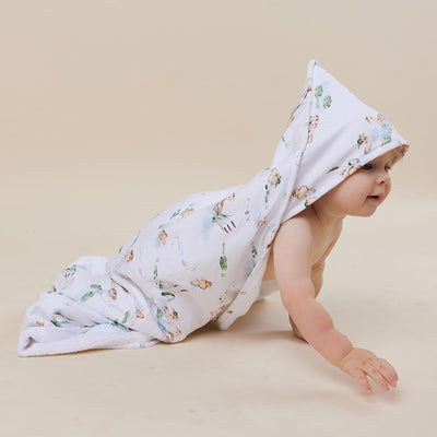 Snuggle Hunny Organic Hooded Baby Towel - Duck Pond Towel Snuggle Hunny 