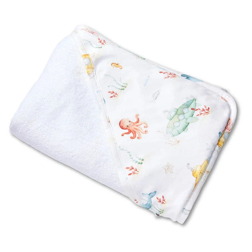 Snuggle Hunny - Organic Hooded Baby Towel | Little Subs
