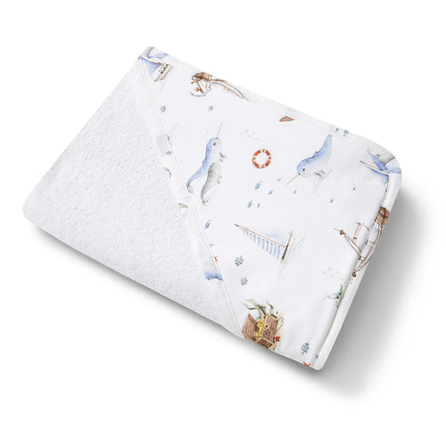 Snuggle Hunny - Organic Hooded Baby Towel | Set Sail