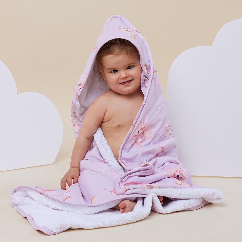 Snuggle Hunny Organic Hooded Baby Towel - Unicorn Towel Snuggle Hunny 