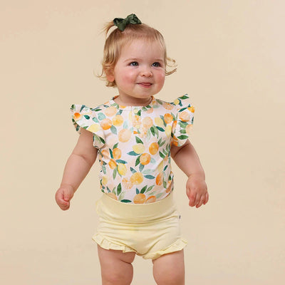 Snuggle Hunny - Organic Jersey Bloomers | Lemon Sorbet Bloomers Snuggle Hunny 