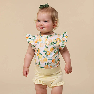 Snuggle Hunny - Organic Jersey Bloomers | Lemon Sorbet Bloomers Snuggle Hunny 