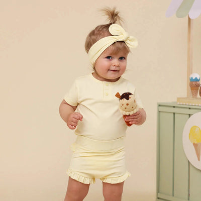 Snuggle Hunny - Organic Jersey Bloomers | Lemon Sorbet Bloomers Snuggle Hunny 