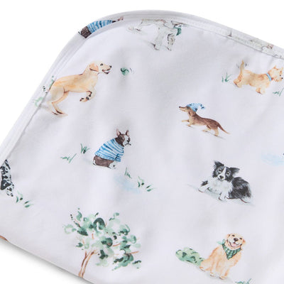 Snuggle Hunny - Organic Jersey Wrap & Beanie Set | Dog Park Jersey Wrap Snuggle Hunny 