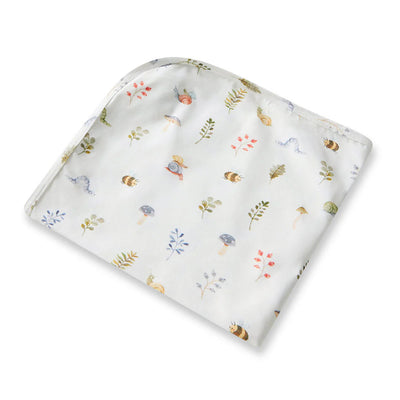 Snuggle Hunny - Organic Jersey Wrap & Beanie Set - Garden Friends Jersey Wrap Snuggle Hunny 