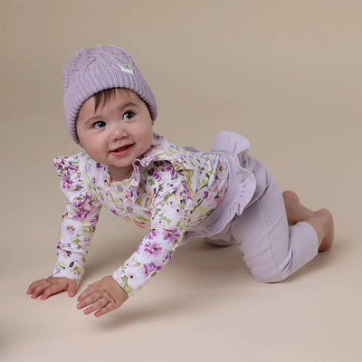 Snuggle Hunny - Organic Knit Beanie | Lavender Beanie Snuggle Hunny 