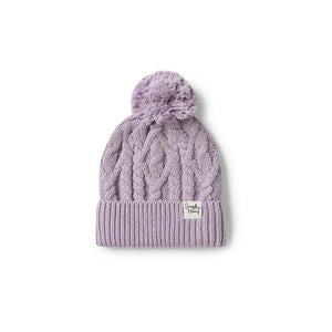 Snuggle Hunny - Organic Knit Beanie | Lavender