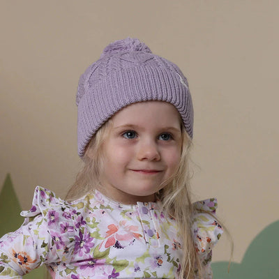 Snuggle Hunny - Organic Knit Beanie | Lavender Beanie Snuggle Hunny 