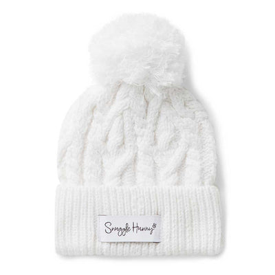 Snuggle Hunny Organic Knit Beanie - White Beanie Snuggle Hunny 