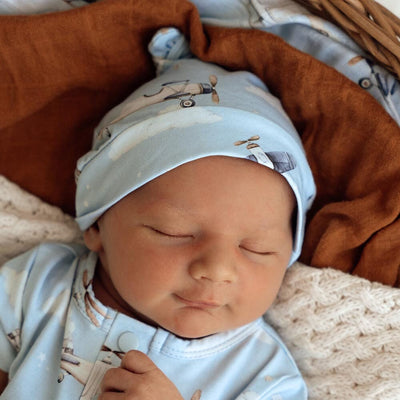 Snuggle Hunny - Organic Knotted Beanie | Taking Flight Beanie Snuggle Hunny 