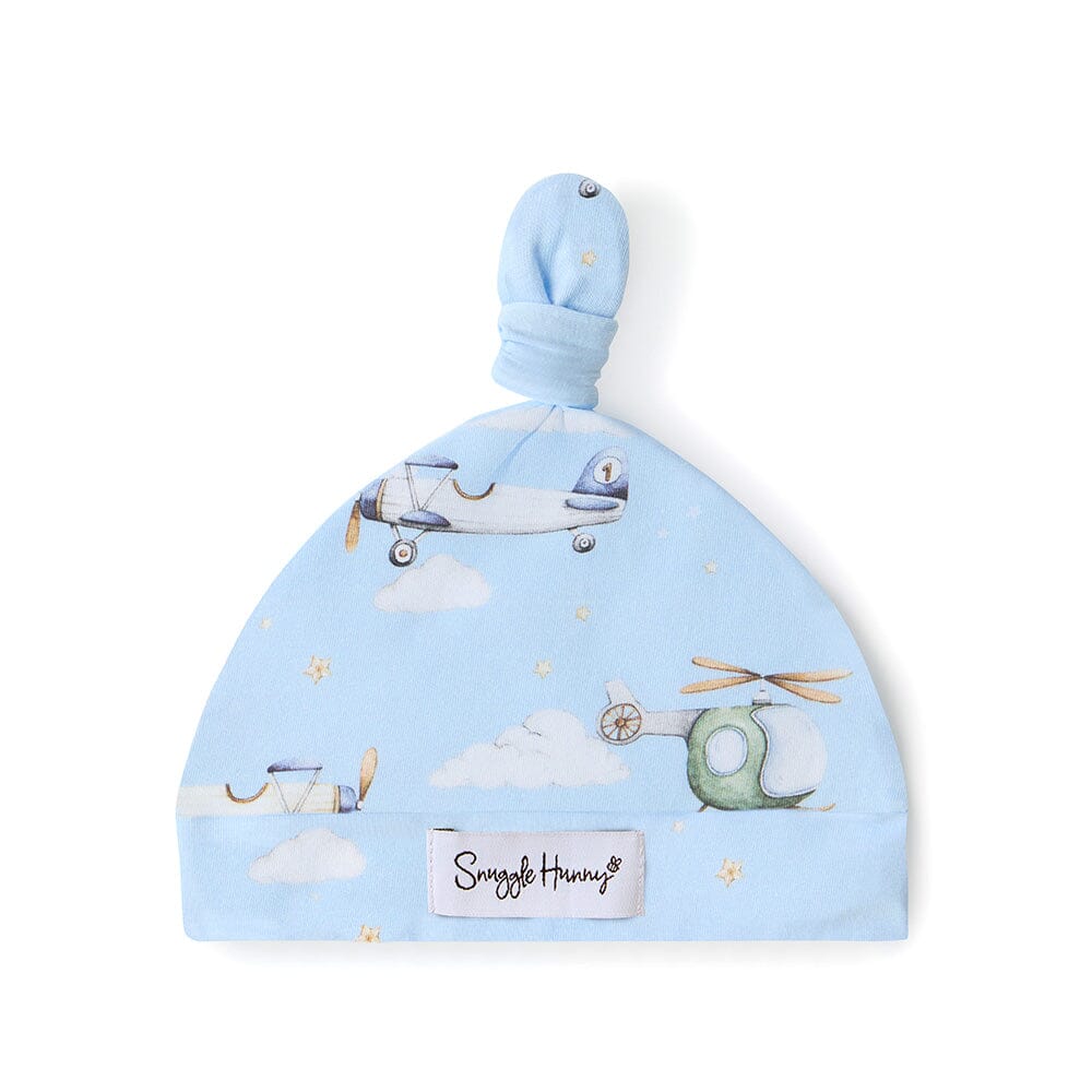 Snuggle Hunny - Organic Knotted Beanie | Taking Flight Beanie Snuggle Hunny 