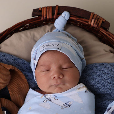 Snuggle Hunny - Organic Knotted Beanie | Taking Flight Beanie Snuggle Hunny 