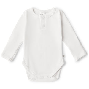 Snuggle Hunny - Organic Long Sleeve Bodysuit - Milk