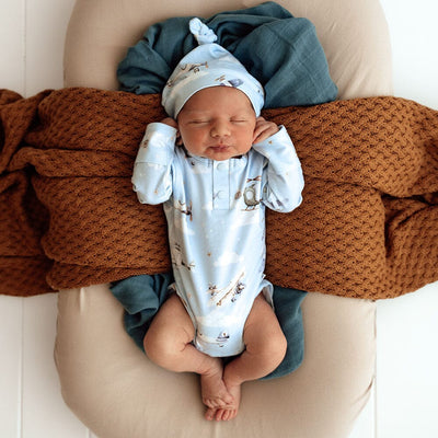 Snuggle Hunny - Organic Long Sleeve Bodysuit | Taking Flight Bodysuit Snuggle Hunny 