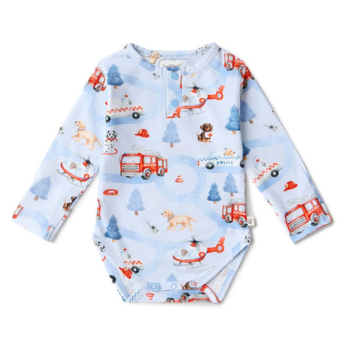 Snuggle Hunny - Organic Long Sleeve Bodysuit | To The Rescue
