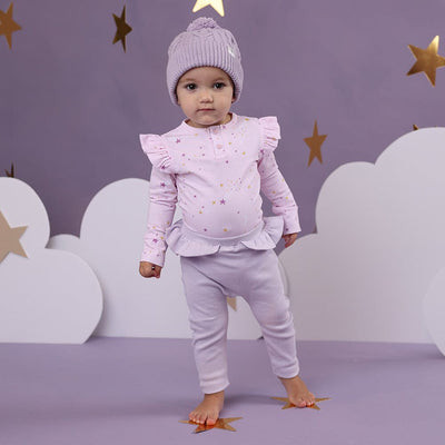 Snuggle Hunny - Organic Long Sleeve Bodysuit with Frill | Twinkle Bodysuit Snuggle Hunny 