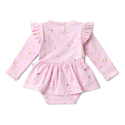 Snuggle Hunny - Organic Long Sleeve Dress | Twinkle Long Sleeve Dress Snuggle Hunny 