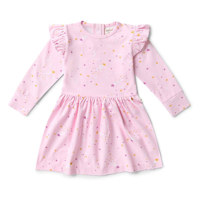 Snuggle Hunny - Organic Long Sleeve Dress | Twinkle Long Sleeve Dress Snuggle Hunny 