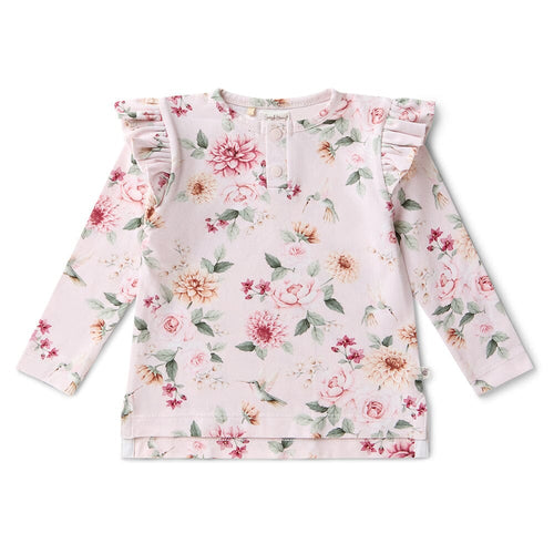 Snuggle Hunny - Organic Long Sleeve Top | Birds & Blooms