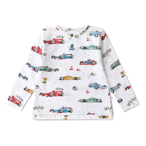Snuggle Hunny - Organic Long Sleeve Top | Little Racers